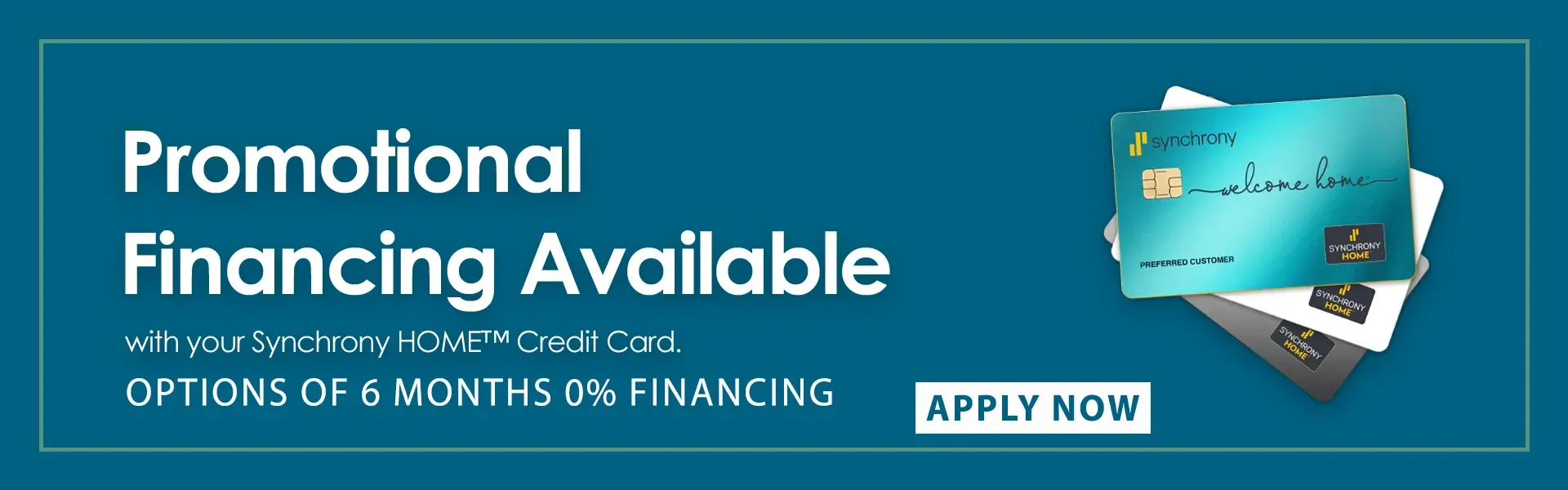 Synchrony Financing Available